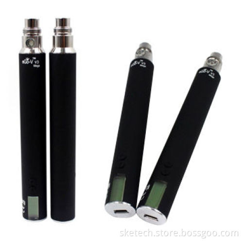 Ego-V V3 Adjustable Voltage Battery, 1,300mAh Capacity, LCD Display, High Quality, Hot Selling